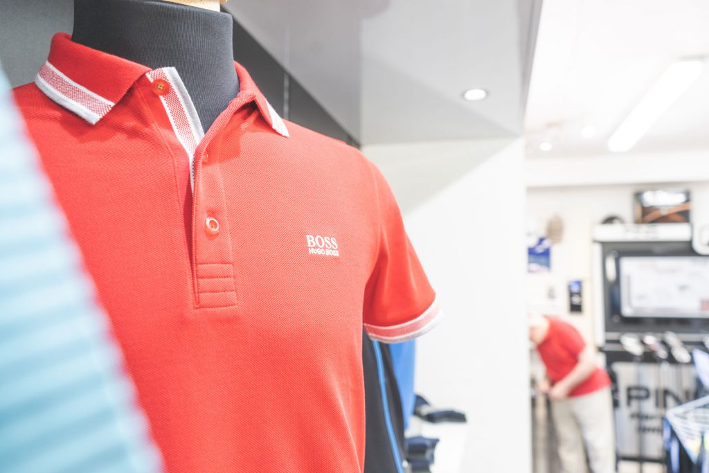 Clubs on display